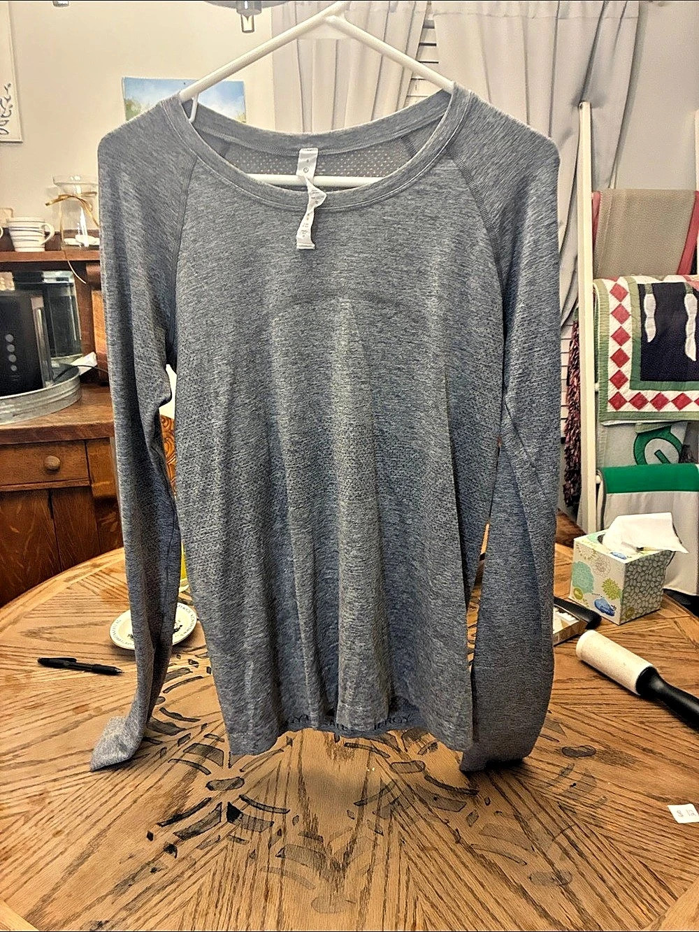 Lululemon Swiftly Tech Long Sleeve Crew Gray Size 8